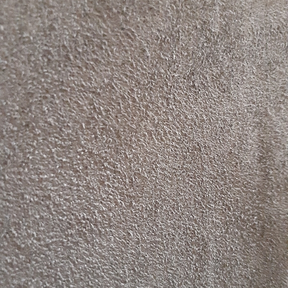 1X Joan Rivers Faux Suede Eyelet Blazer with Scalloped Edge in Grey - Picture 3 of 11